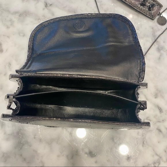 Maison Du Posh Studded Python Clutch - Picture 6 of 16